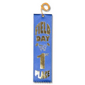 2"x8" 1st Place Stock Event Ribbons (Field Day) Carded